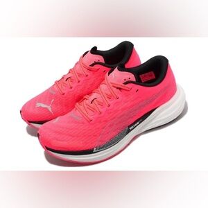 Puma Deviate Nitro 2 Women’s Sunset Glow Pink Running Shoes Sneakers Siz…